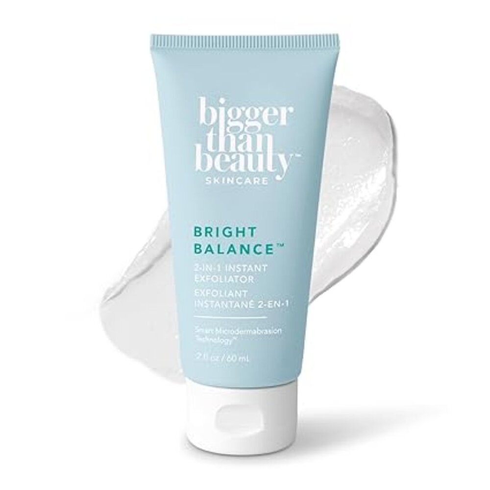 Bright Balance 2 in 1 Instant Exfoliator Hydrating Face and Body Scrub 2 fl. oz.